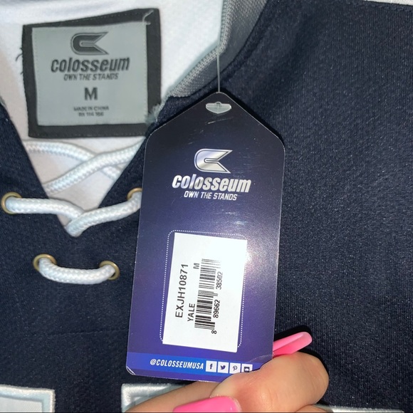 Yale NCAA "Ice Machine" Men's Hockey Jersey - Picture 5 of 8